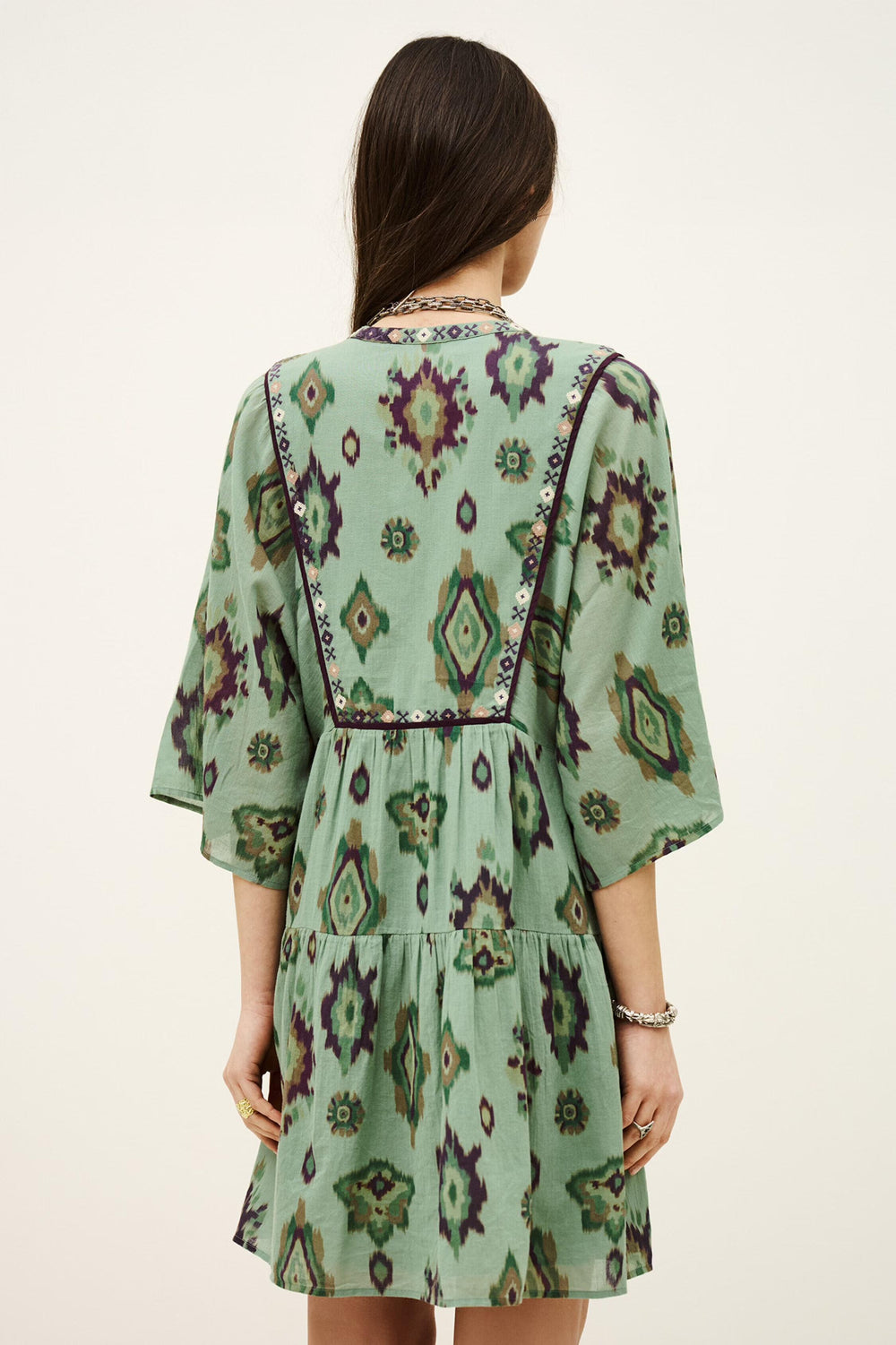 Mini Dress Olalie Green