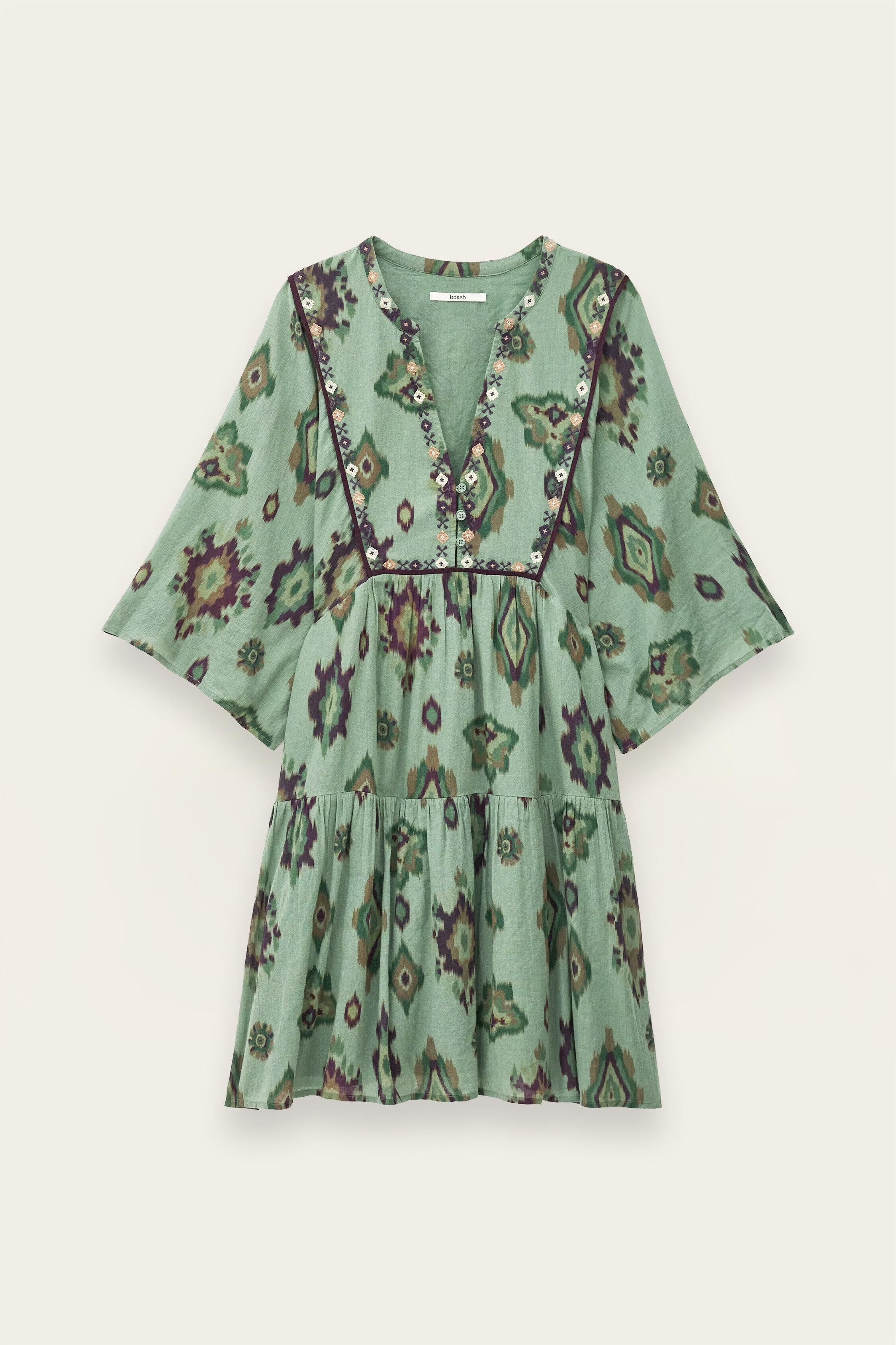 Mini Dress Olalie Green