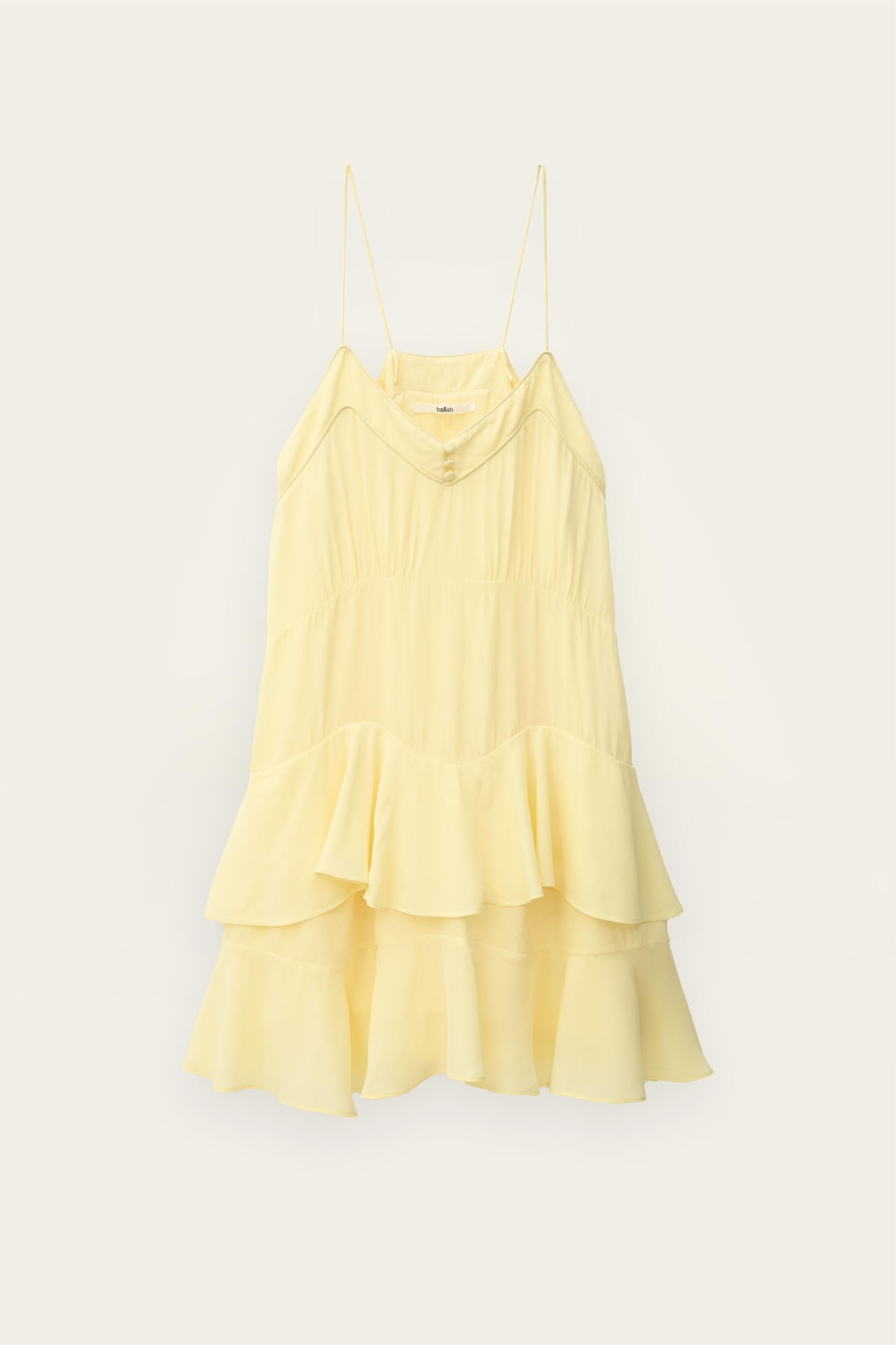Mini Dress Bilona Yellow