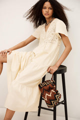 Midi Dress Sandy Off-White