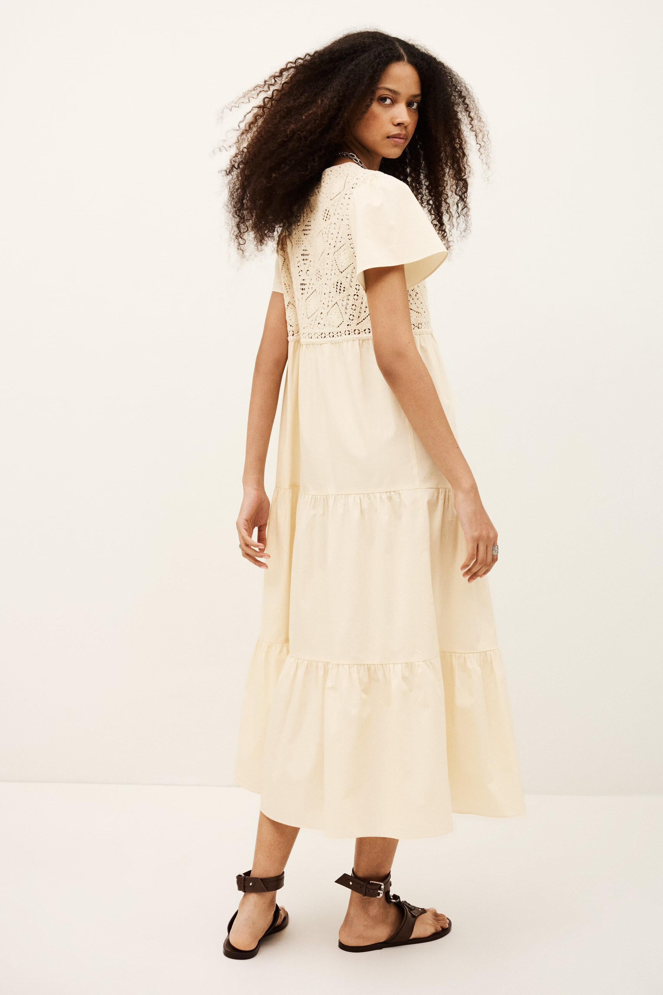 Midi Dress Sandy Off-White
