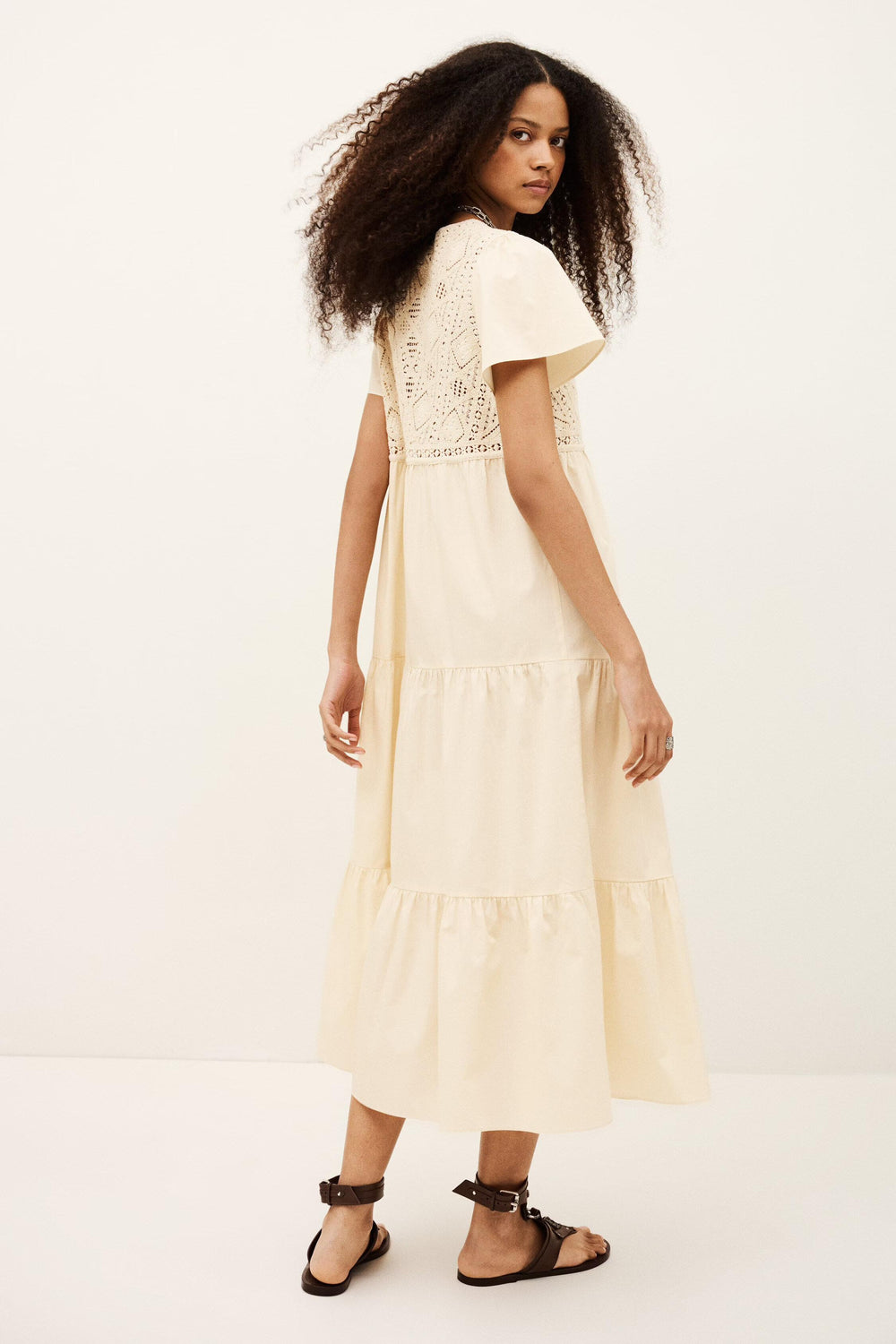 Midi Dress Sandy Off-White