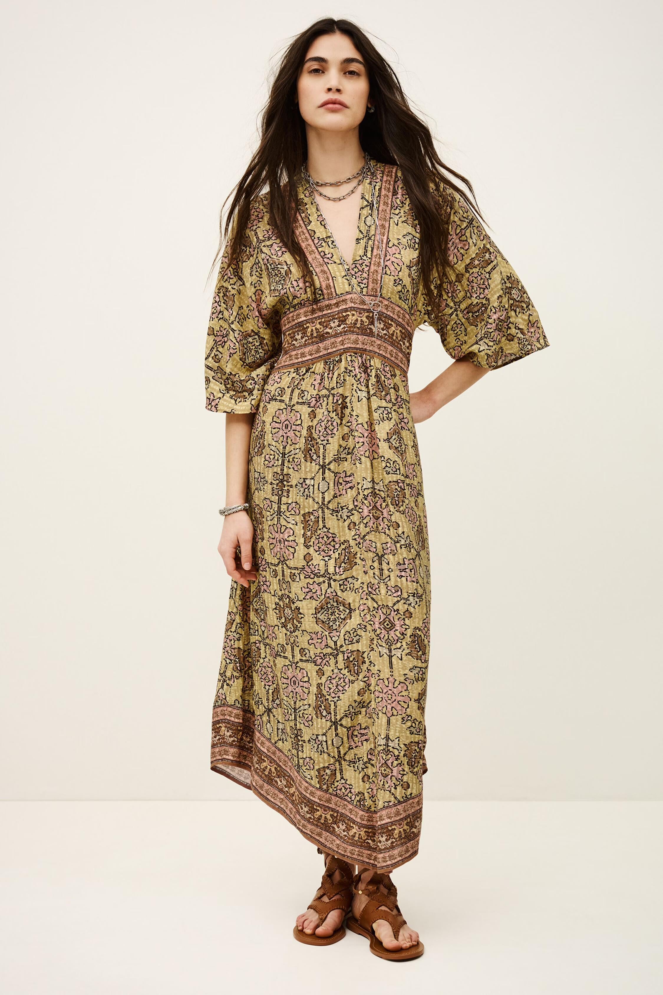Midi Dress Pipa Yellow