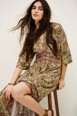 Midi Dress Pipa Yellow