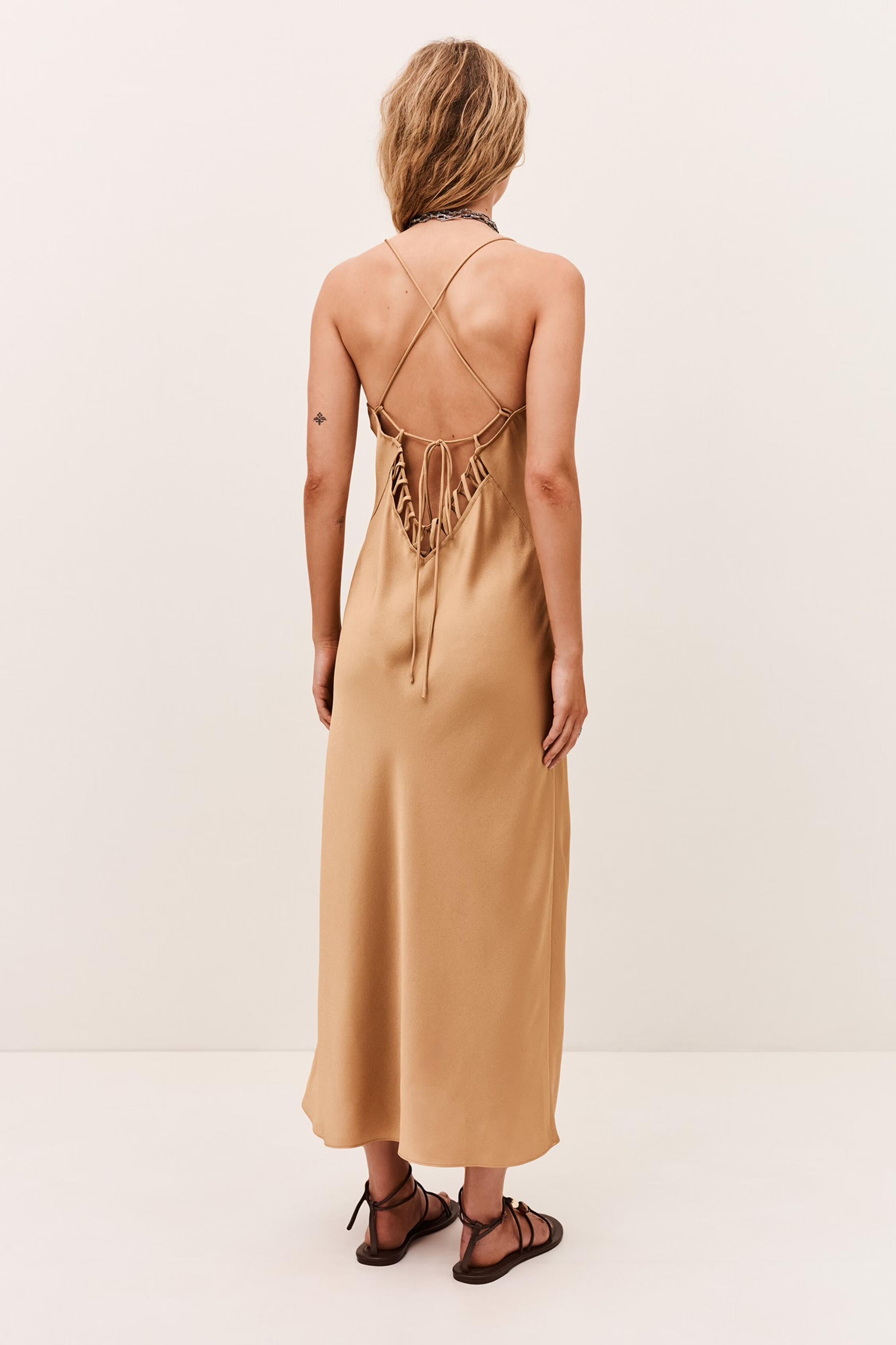 Midi Dress Ciana Brown