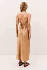 Midi Dress Ciana Brown