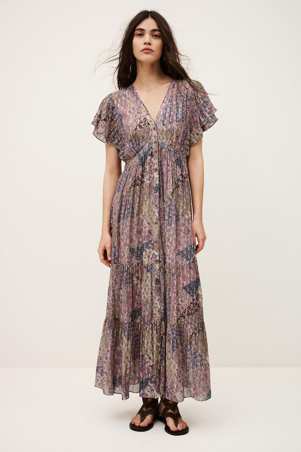 Midi Dress Pareta Pink
