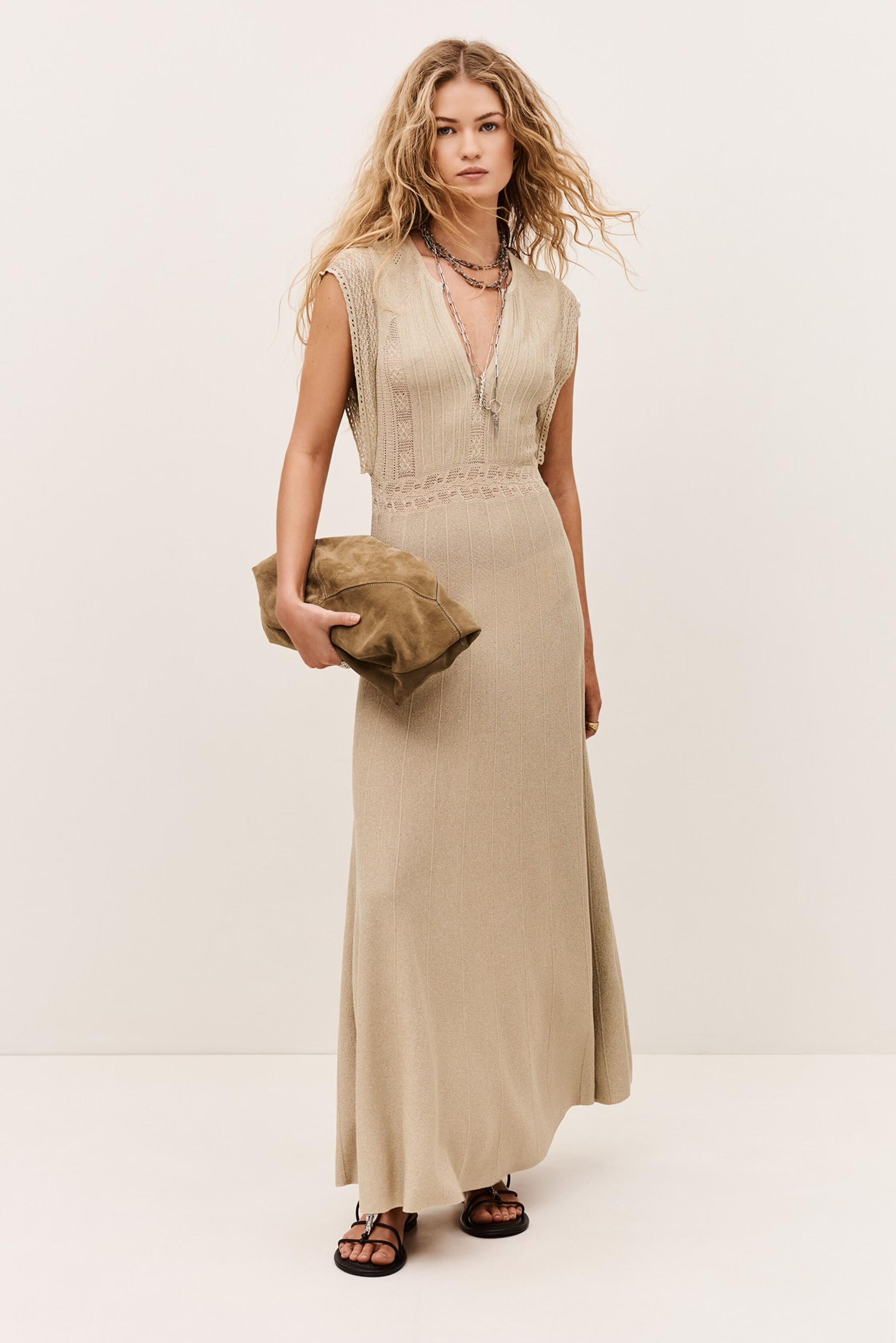 Knit Dress Pasqualina Gold