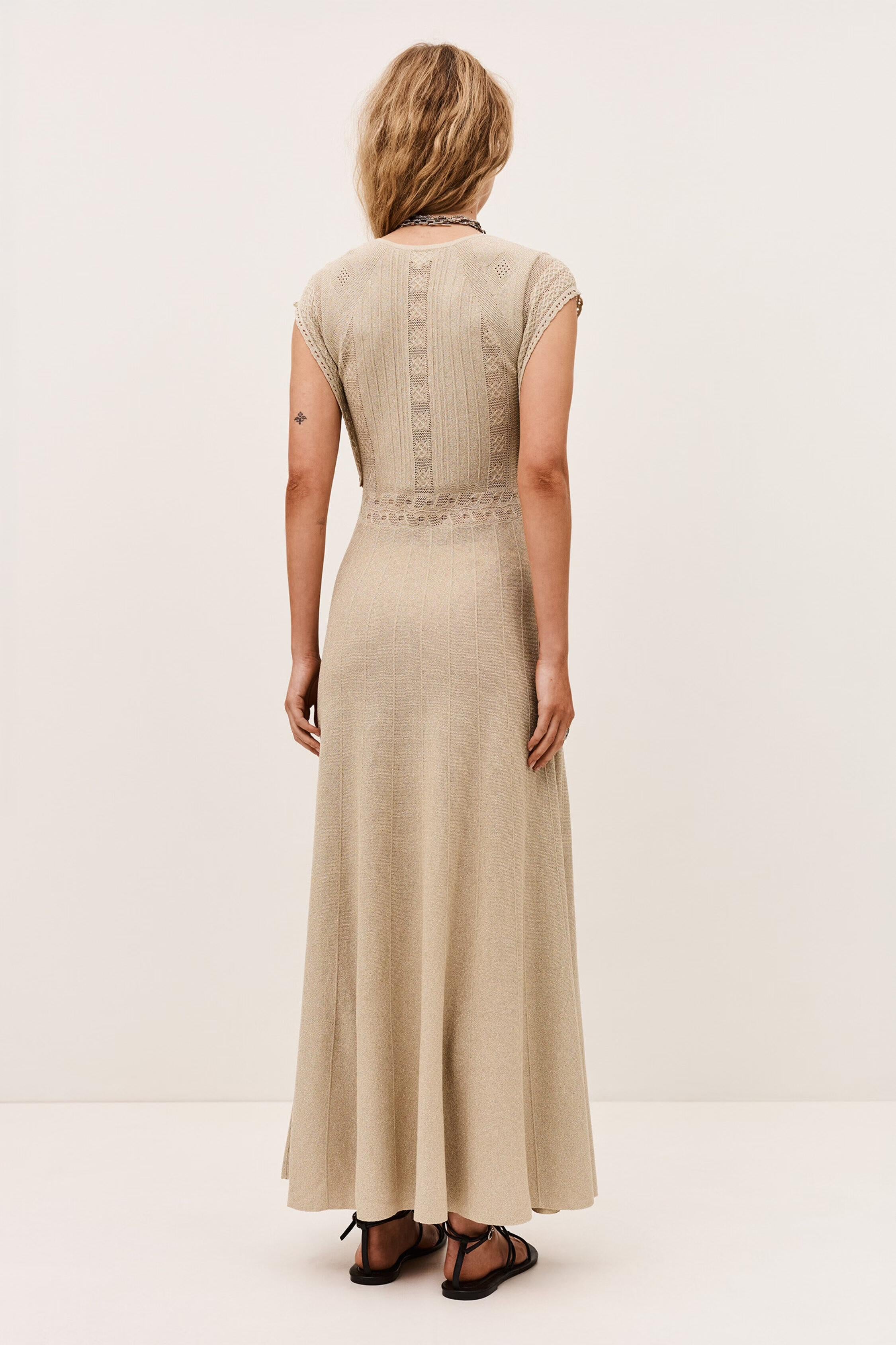 Knit Dress Pasqualina Gold