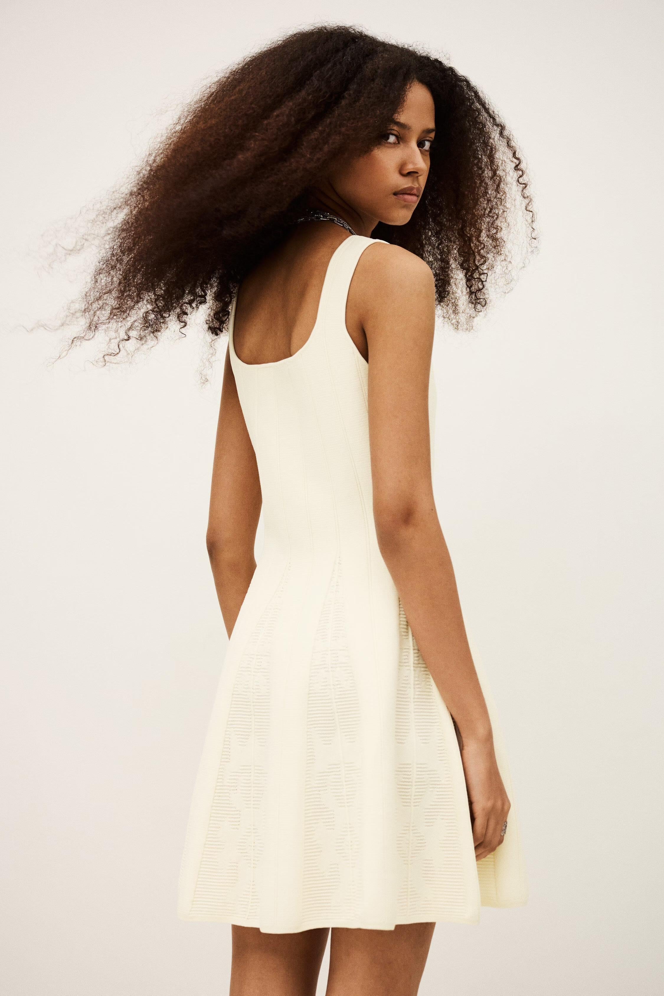 Mini Dress Cattana Off-White