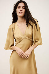 Midi Dress Charlotte Brown