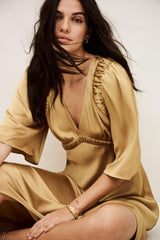Midi Dress Charlotte Brown