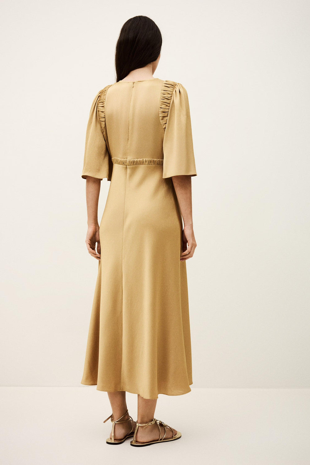 Midi Dress Charlotte Brown