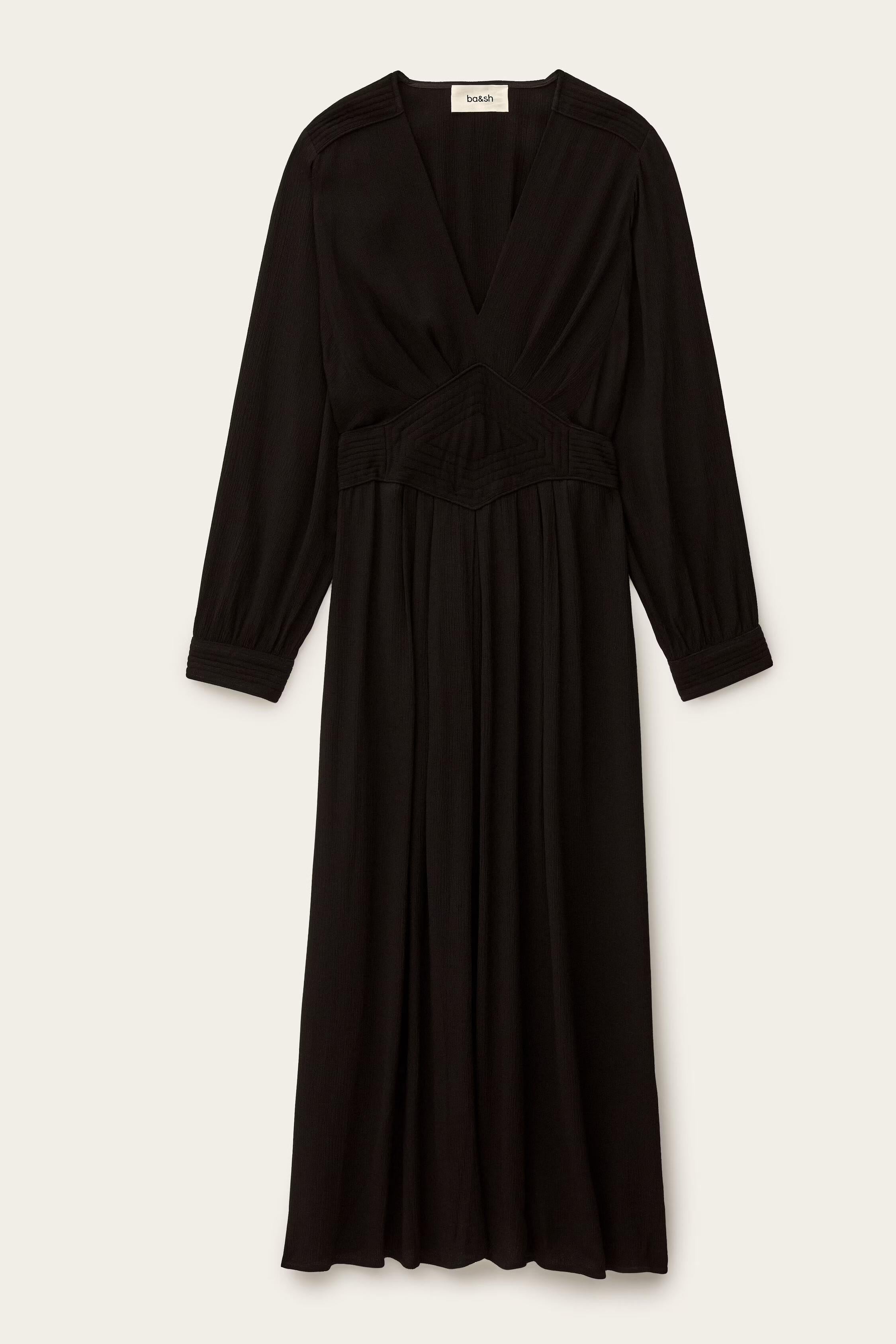 Elegant Midi Dress Ambra Black