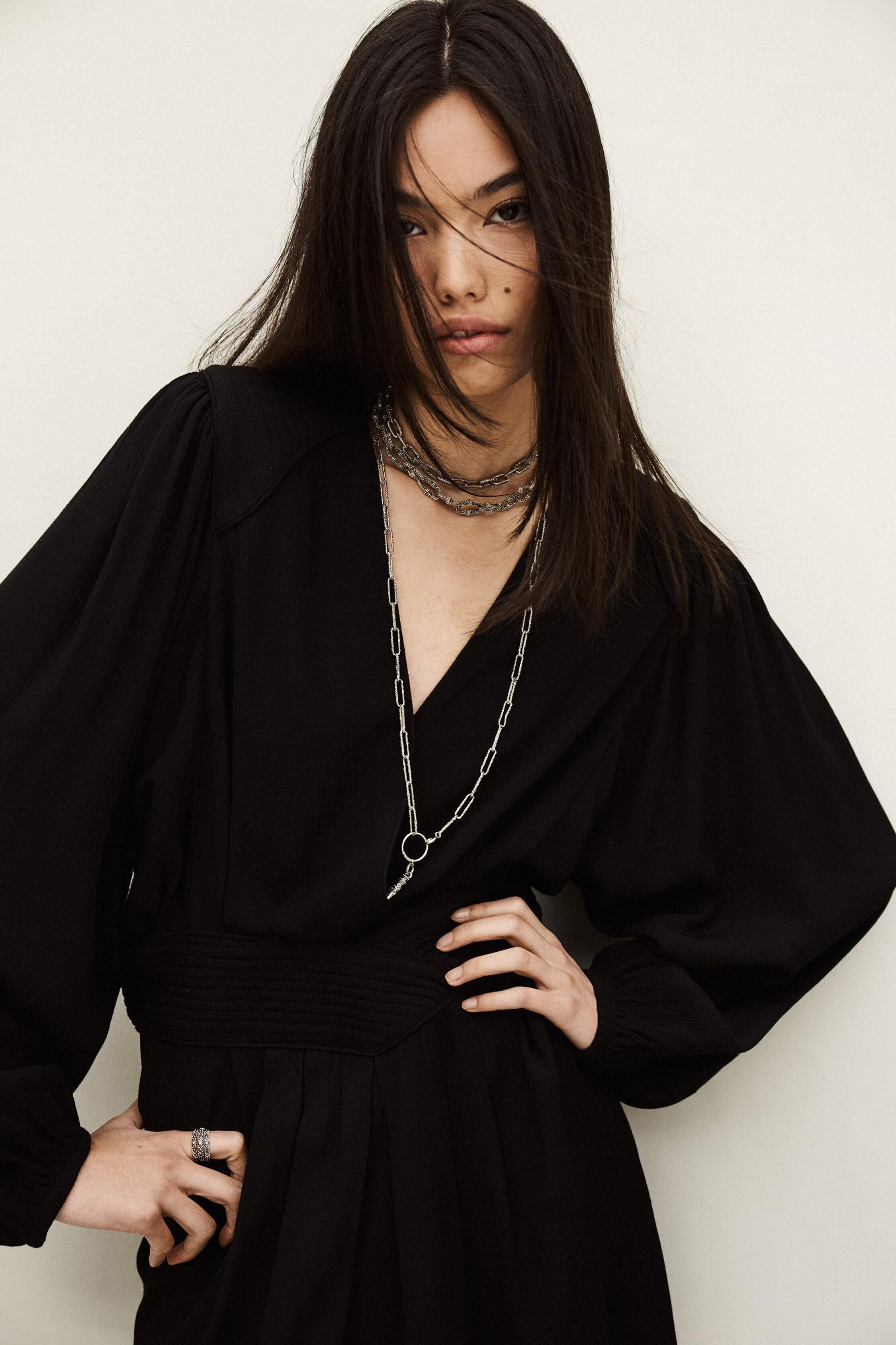Mini Wrap Dress Alana Black