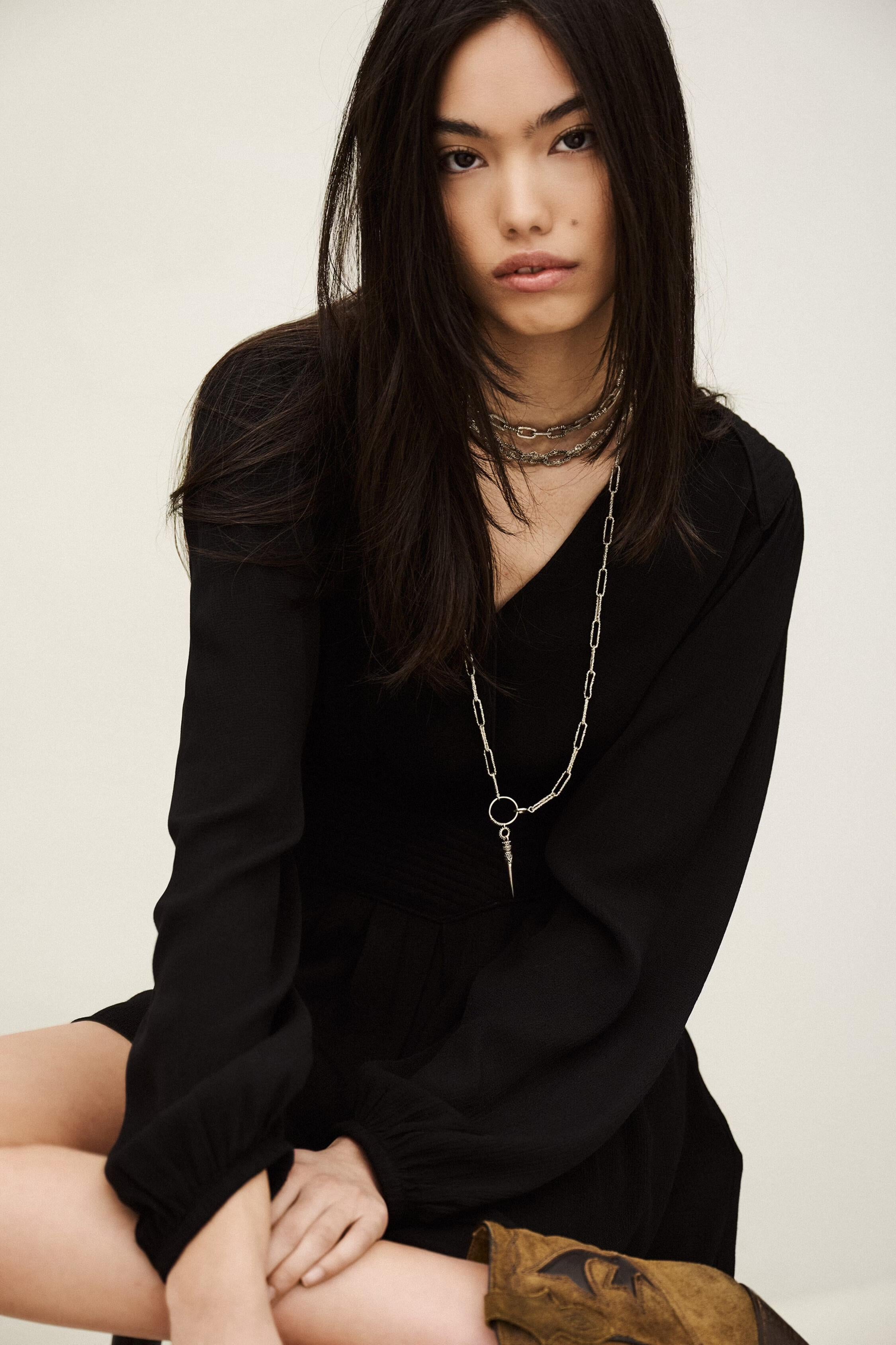 Mini Wrap Dress Alana Black