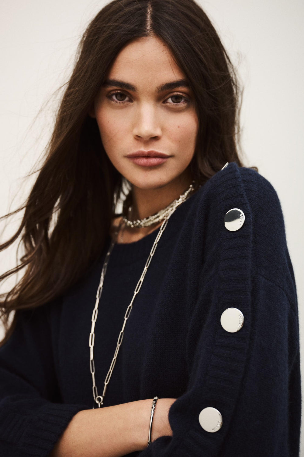 Cashmere Sweater Dress Coleen Blue