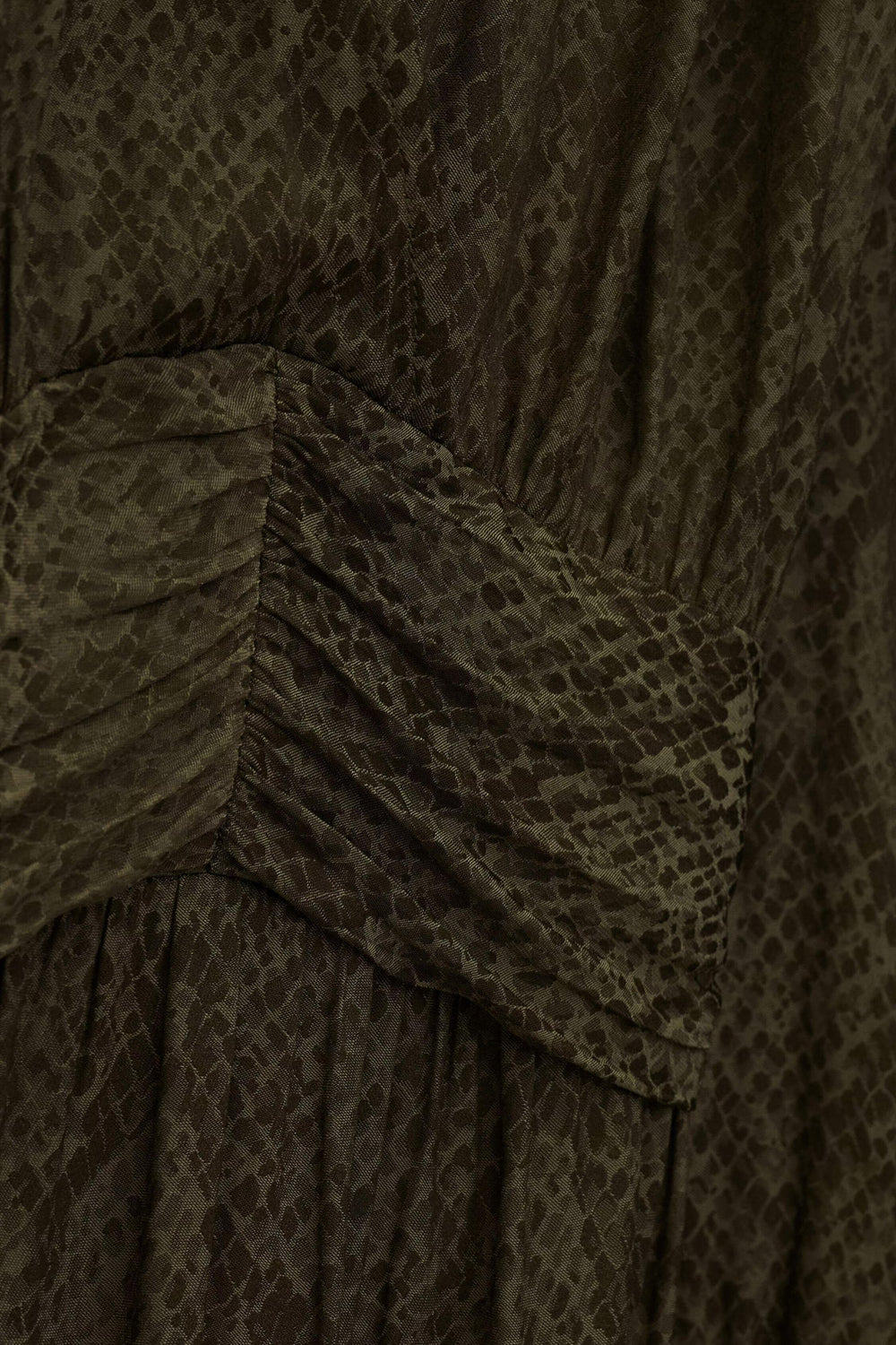 Patterned Mini Dress Romea Green