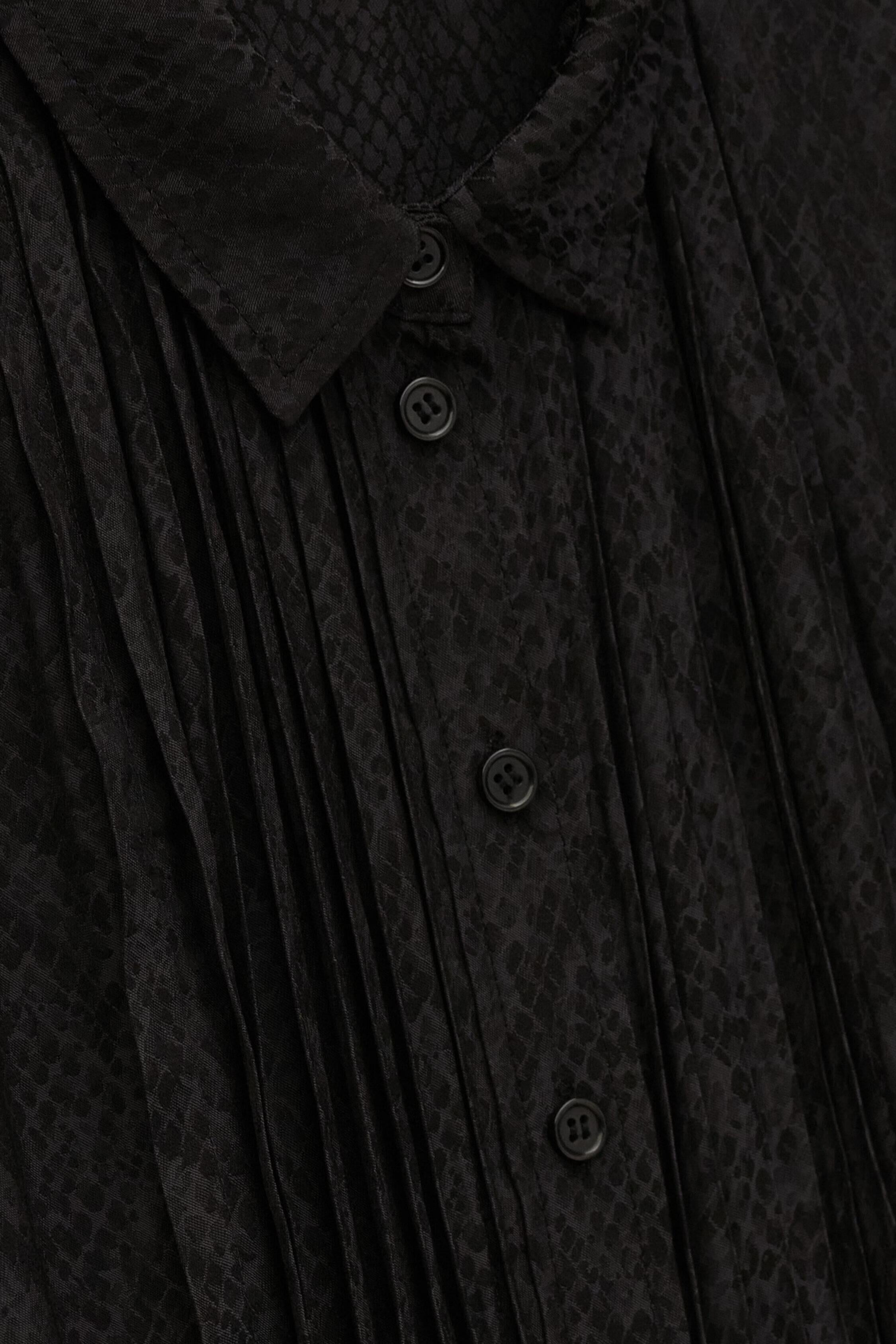 Mini Shirt Dress Rosyna Black