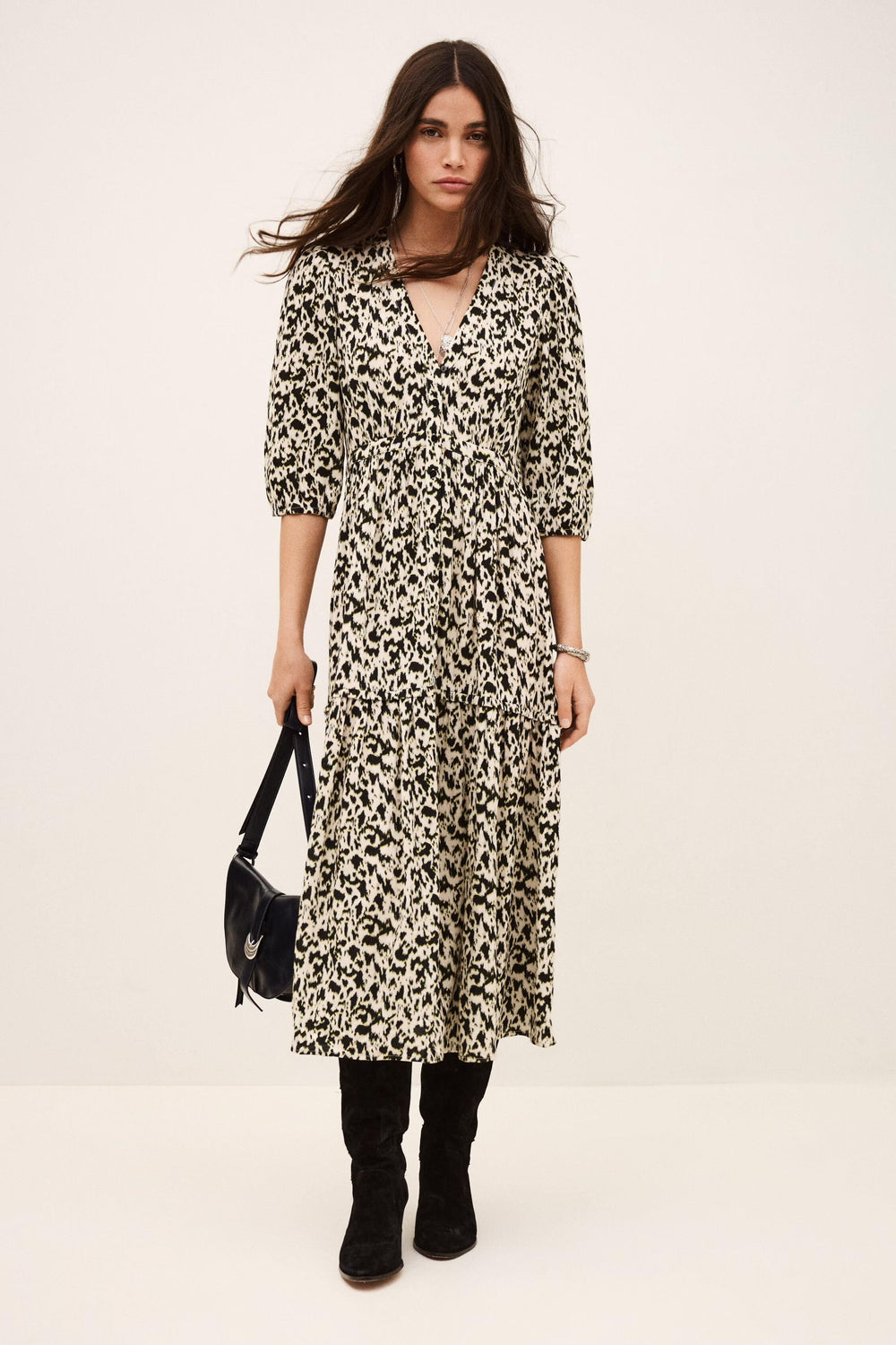 Elegant Maxi Dress Palma Off-White