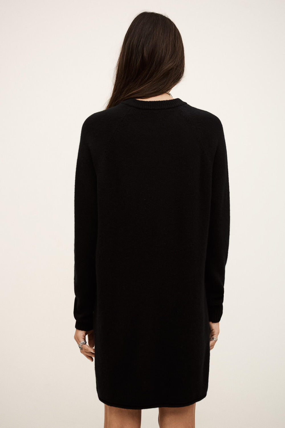 Wool Mini Dress Cheima Black