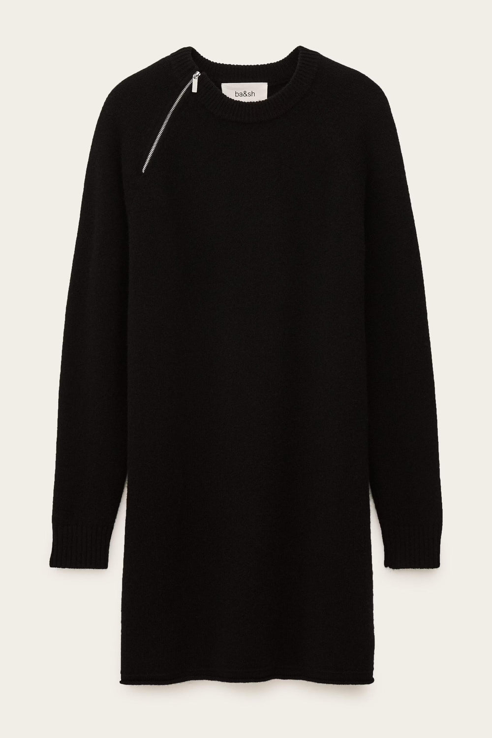 Wool Mini Dress Cheima Black