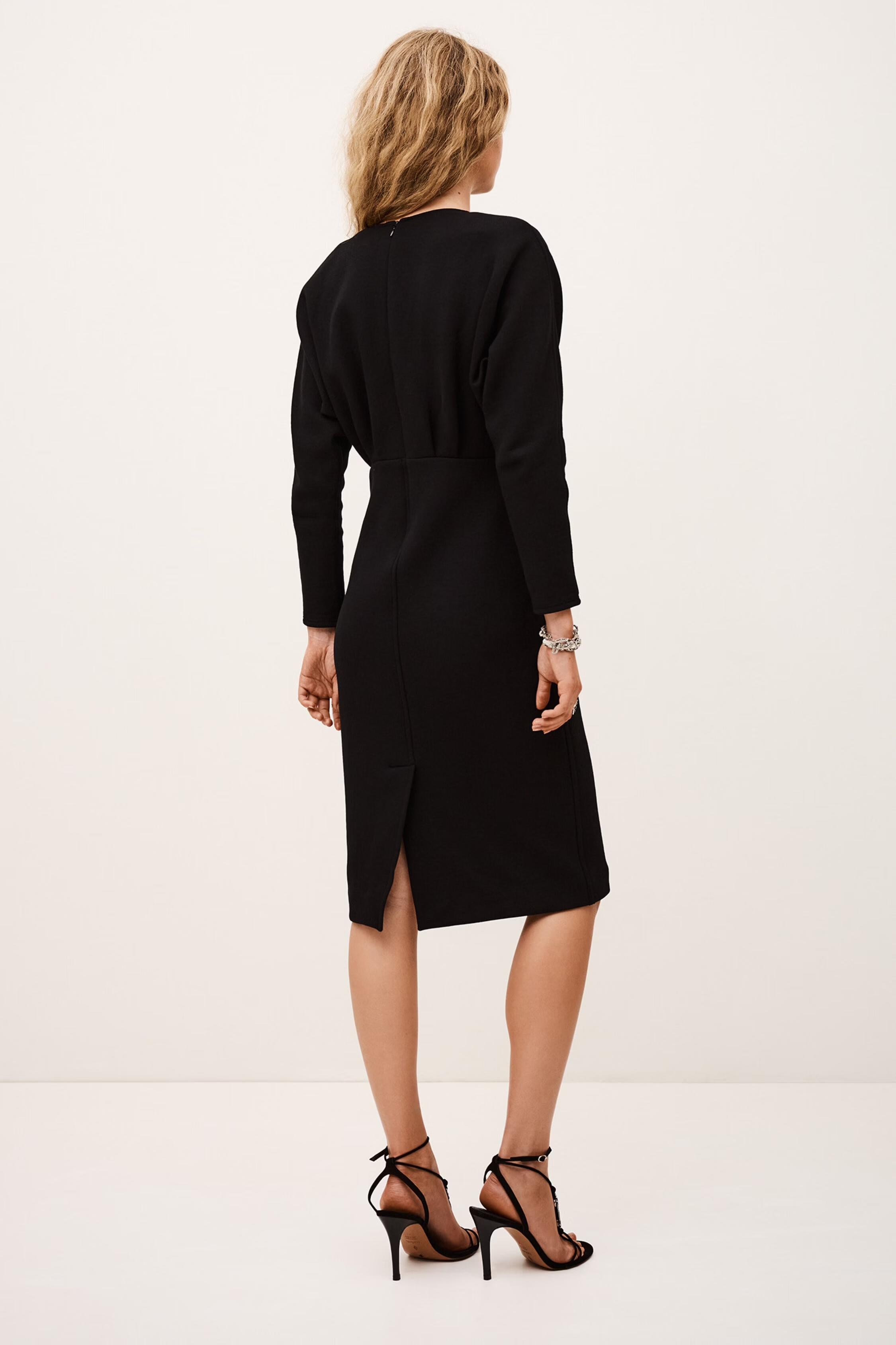Elegant Midi Dress Bryt Black