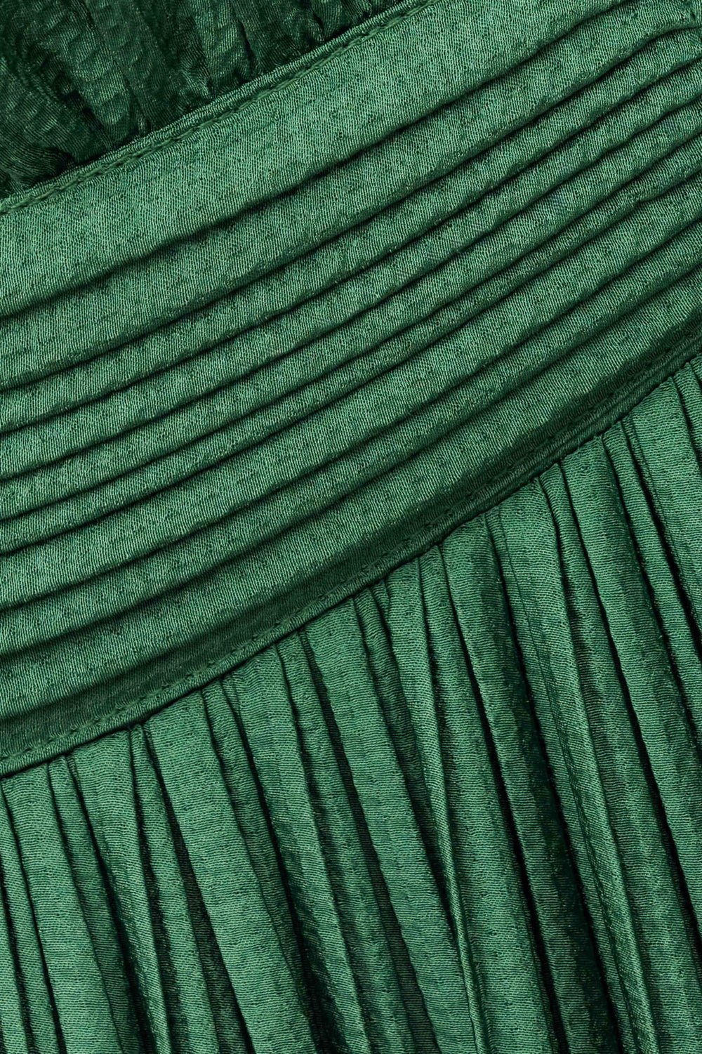 Satin Maxi Dress Wasta Green