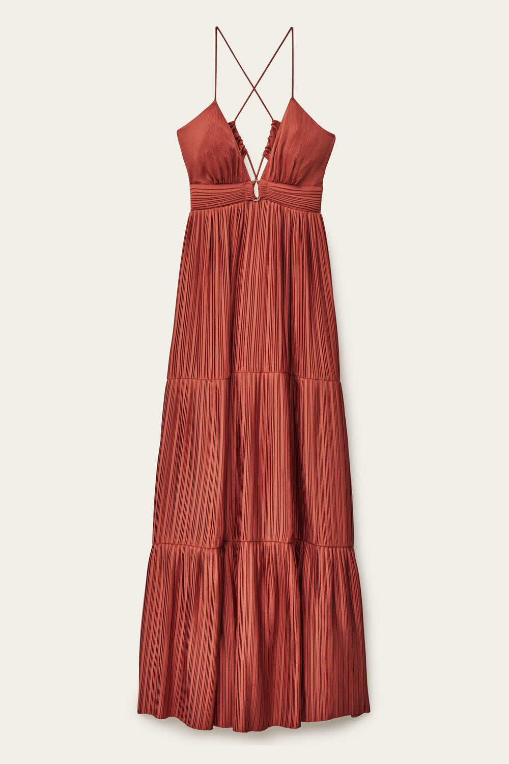 Satin Maxi Dress Wasta Pink