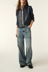 Buttoned Jacket Milos Blue