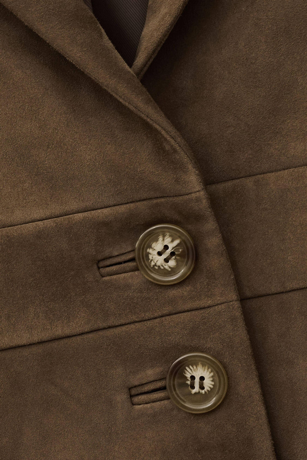 Suede Leather Jacket Morfeo Green