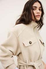 Coat Lerica Beige