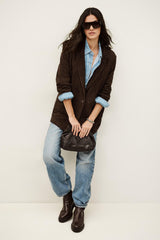 Long Tailored Blazer Mosty Brown