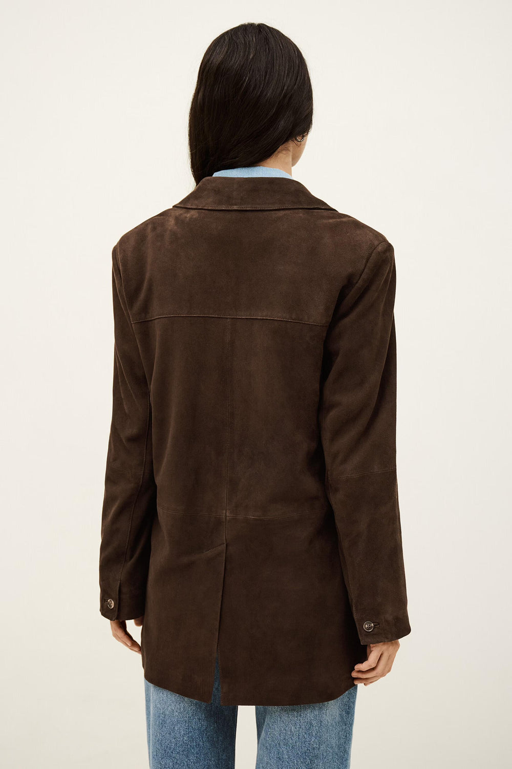 Long Tailored Blazer Mosty Brown