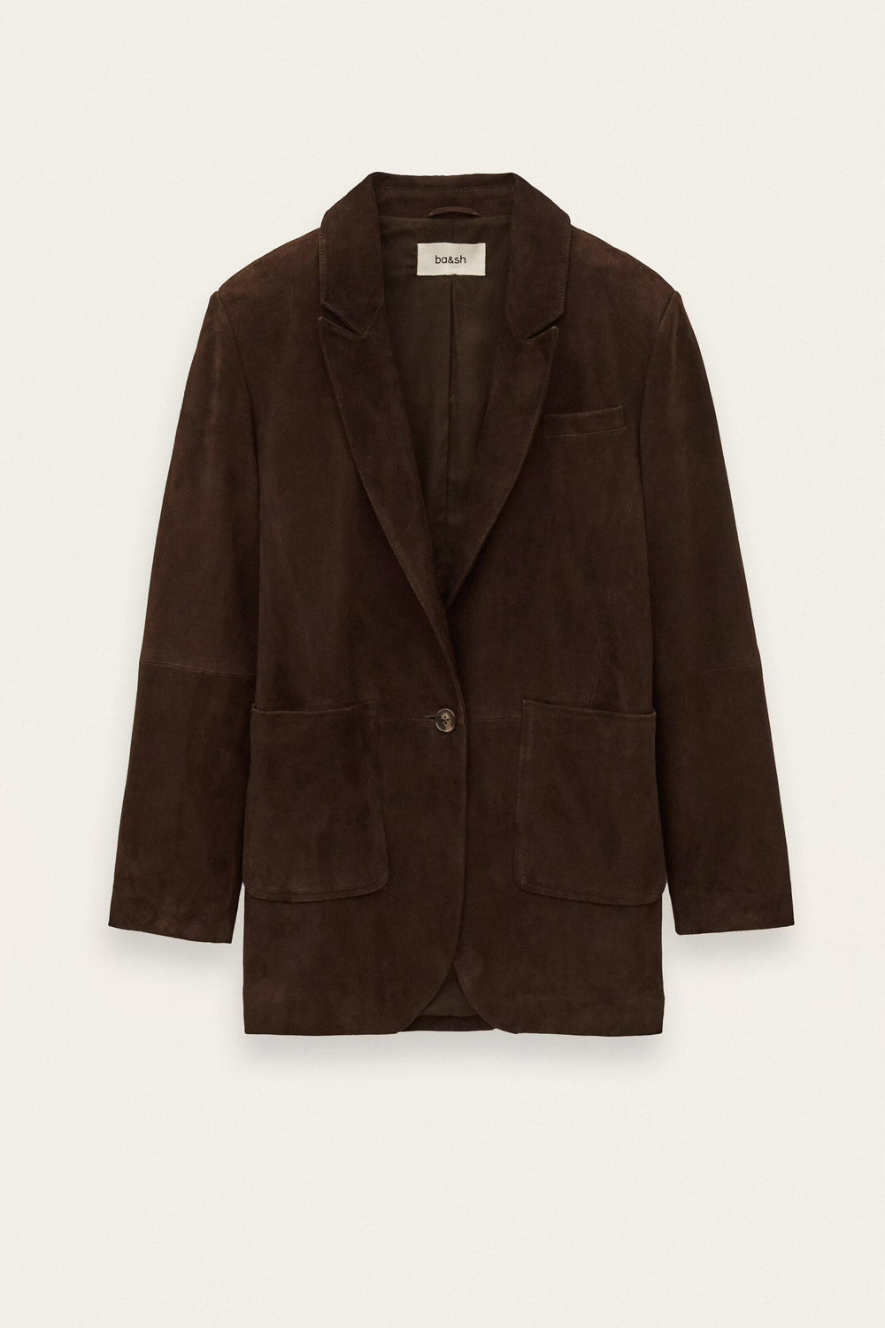 Long Tailored Blazer Mosty Brown