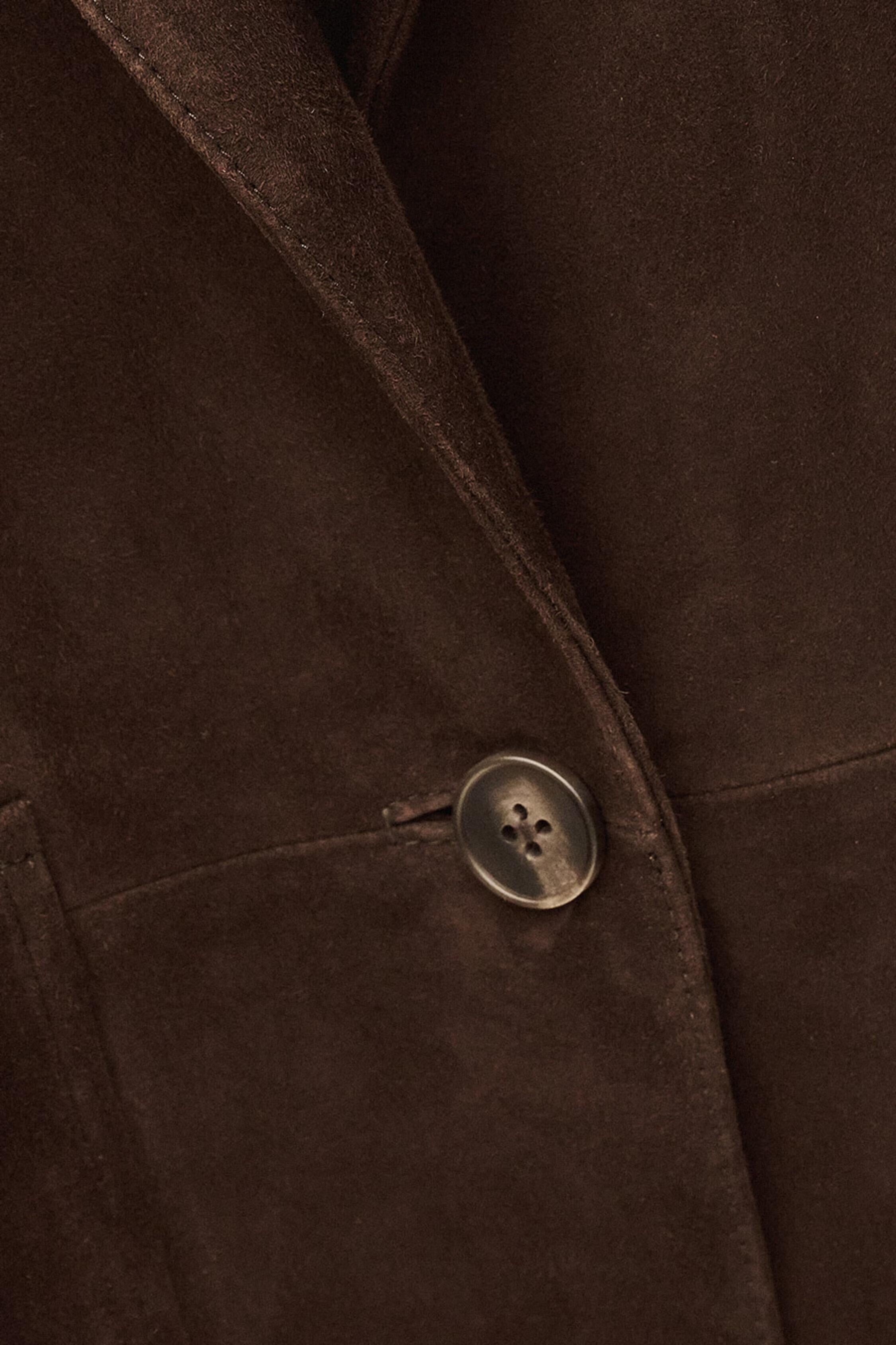 Long Tailored Blazer Mosty Brown