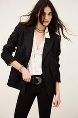Striped Tailored Jacket Coline Blue