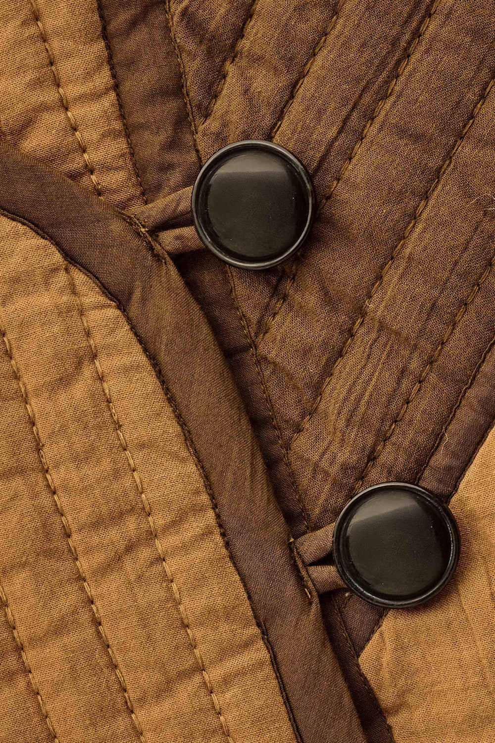 Asymmetric Pocket Jacket Cisca Brown