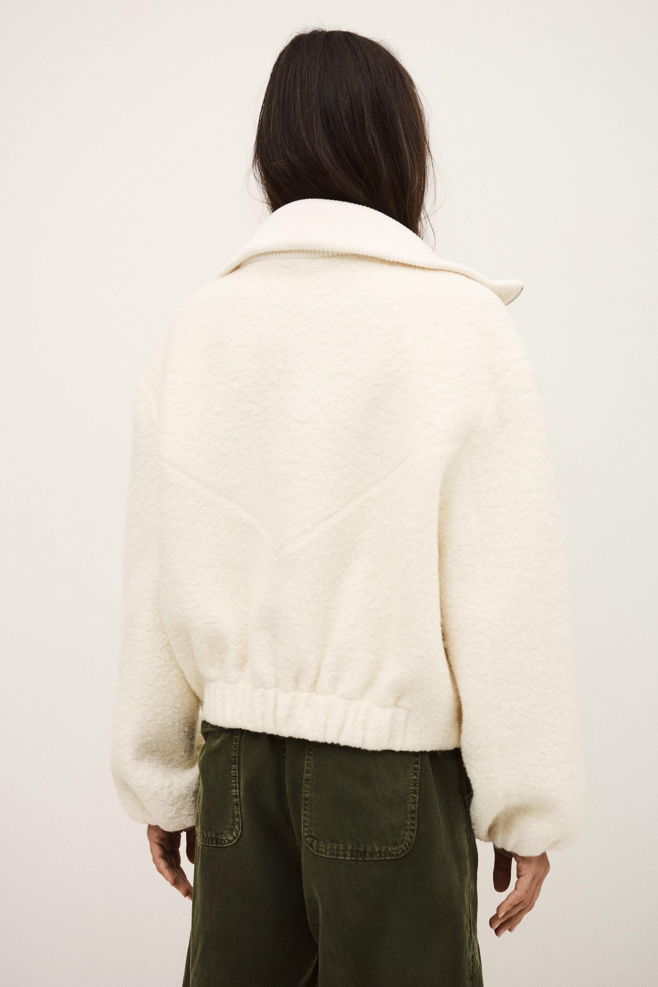 Elegant Bomber Jacket Vito Off-White