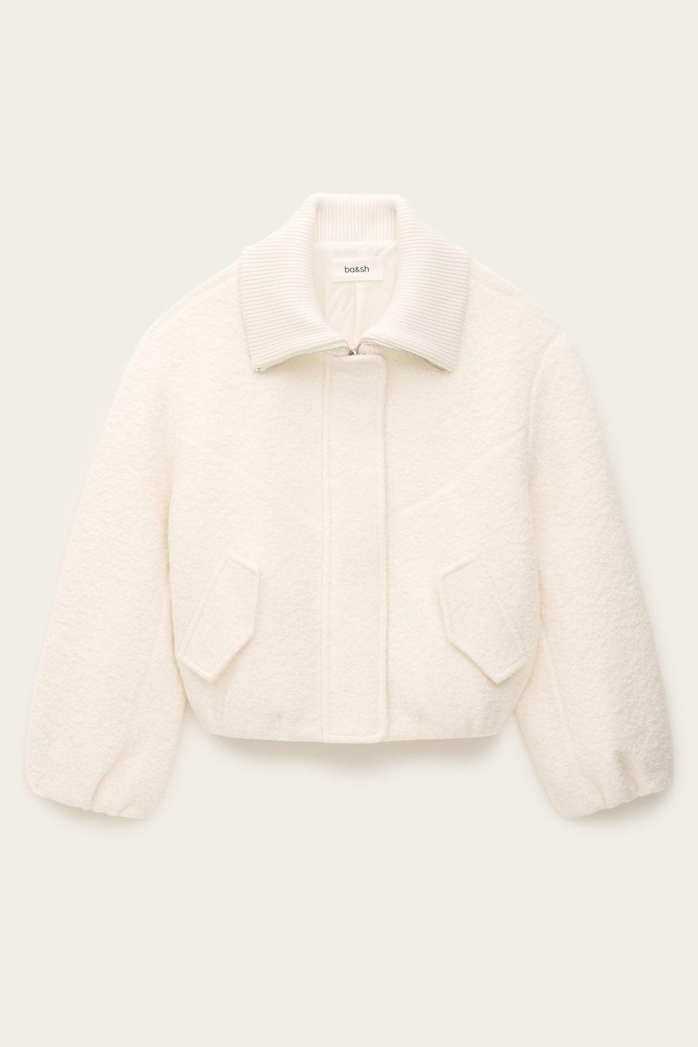 Elegant Bomber Jacket Vito Off-White