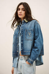 Cropped Denim Jacket Vigilio Blue