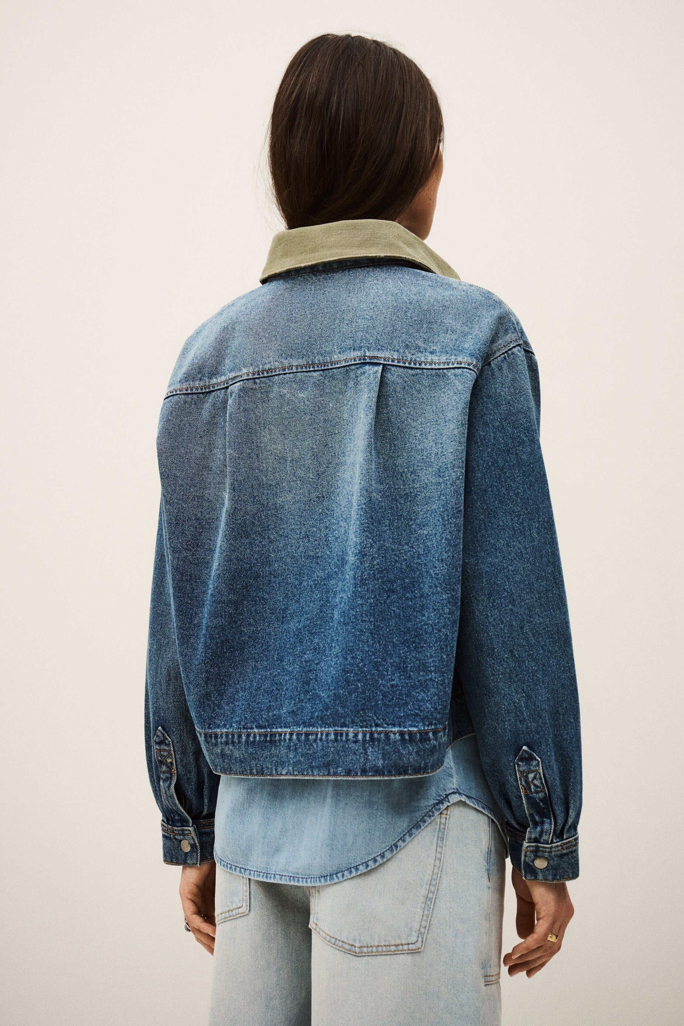 Cropped Denim Jacket Vigilio Blue
