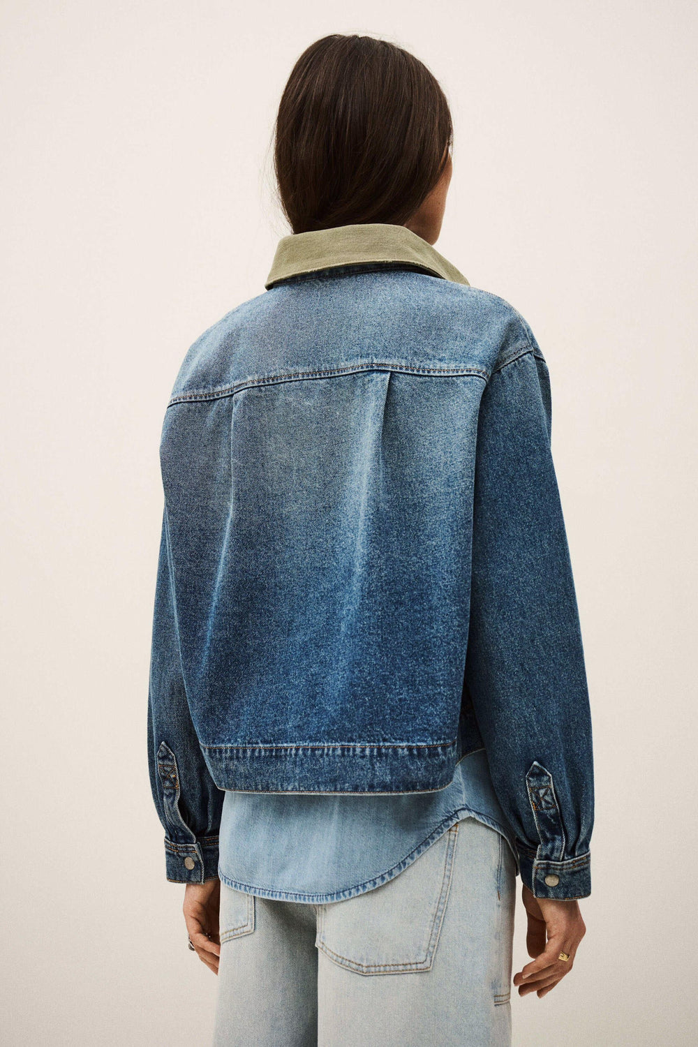 Cropped Denim Jacket Vigilio Blue