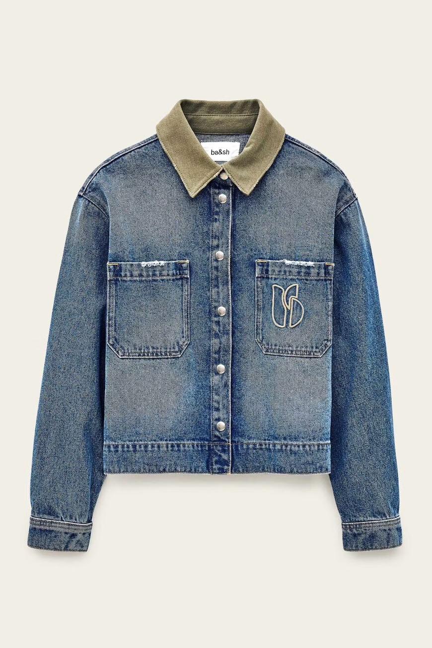 Cropped Denim Jacket Vigilio Blue