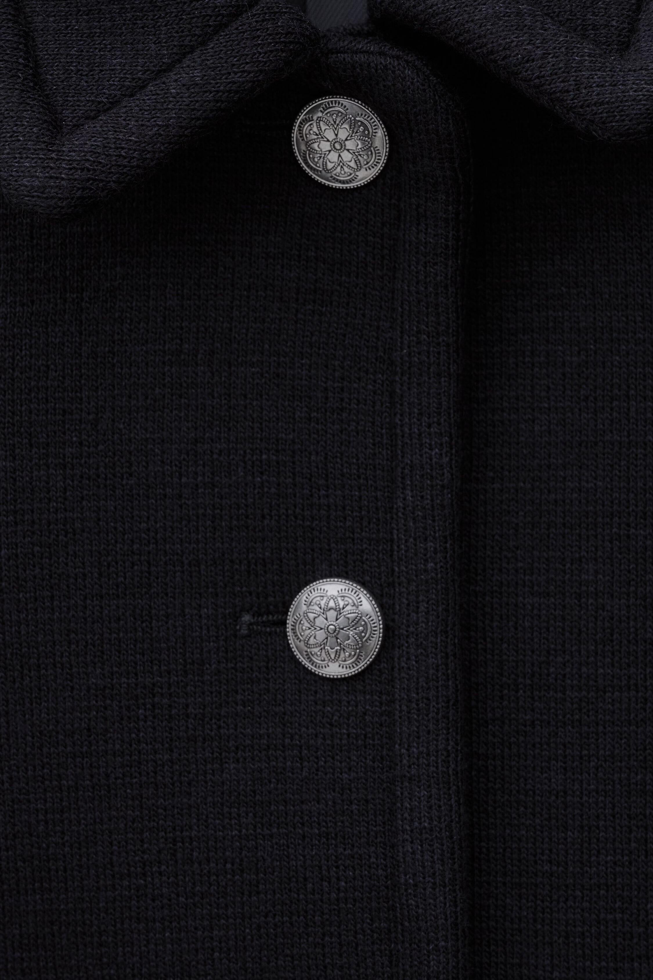 Cropped Fitted Jacket Beradith Blue