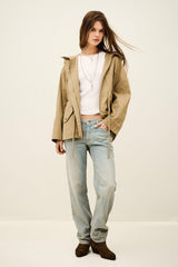 Long Belted Parka Ilio Brown