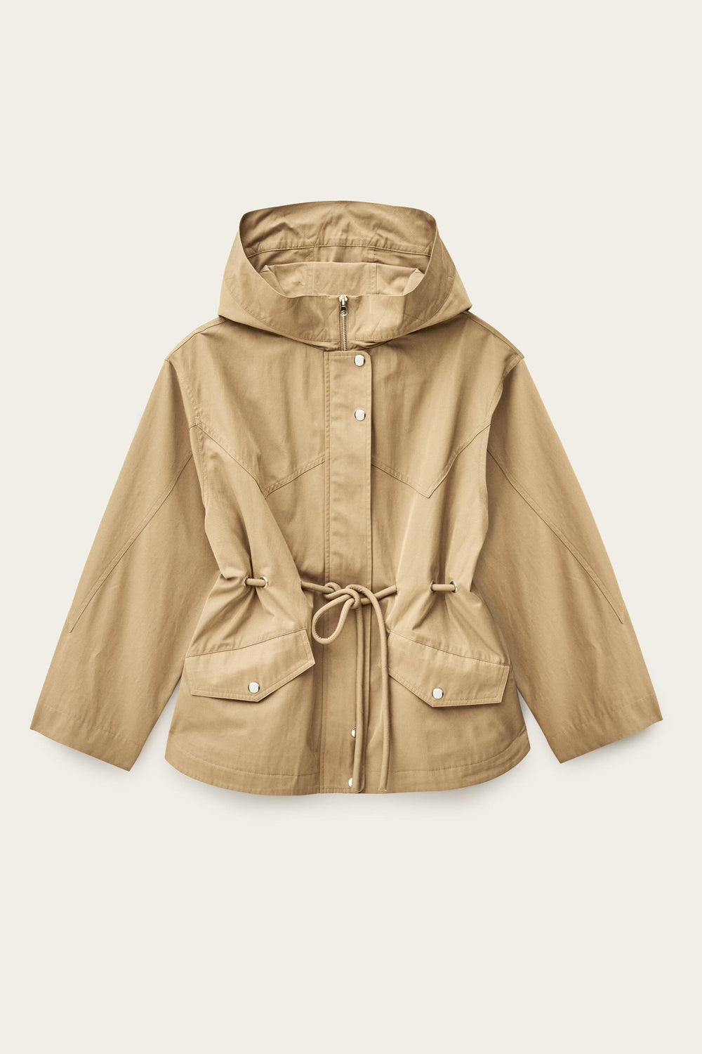 Long Belted Parka Ilio Brown