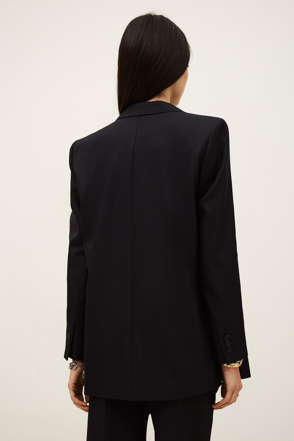 Straight-Fit Tailored Blazer Nisha Blue
