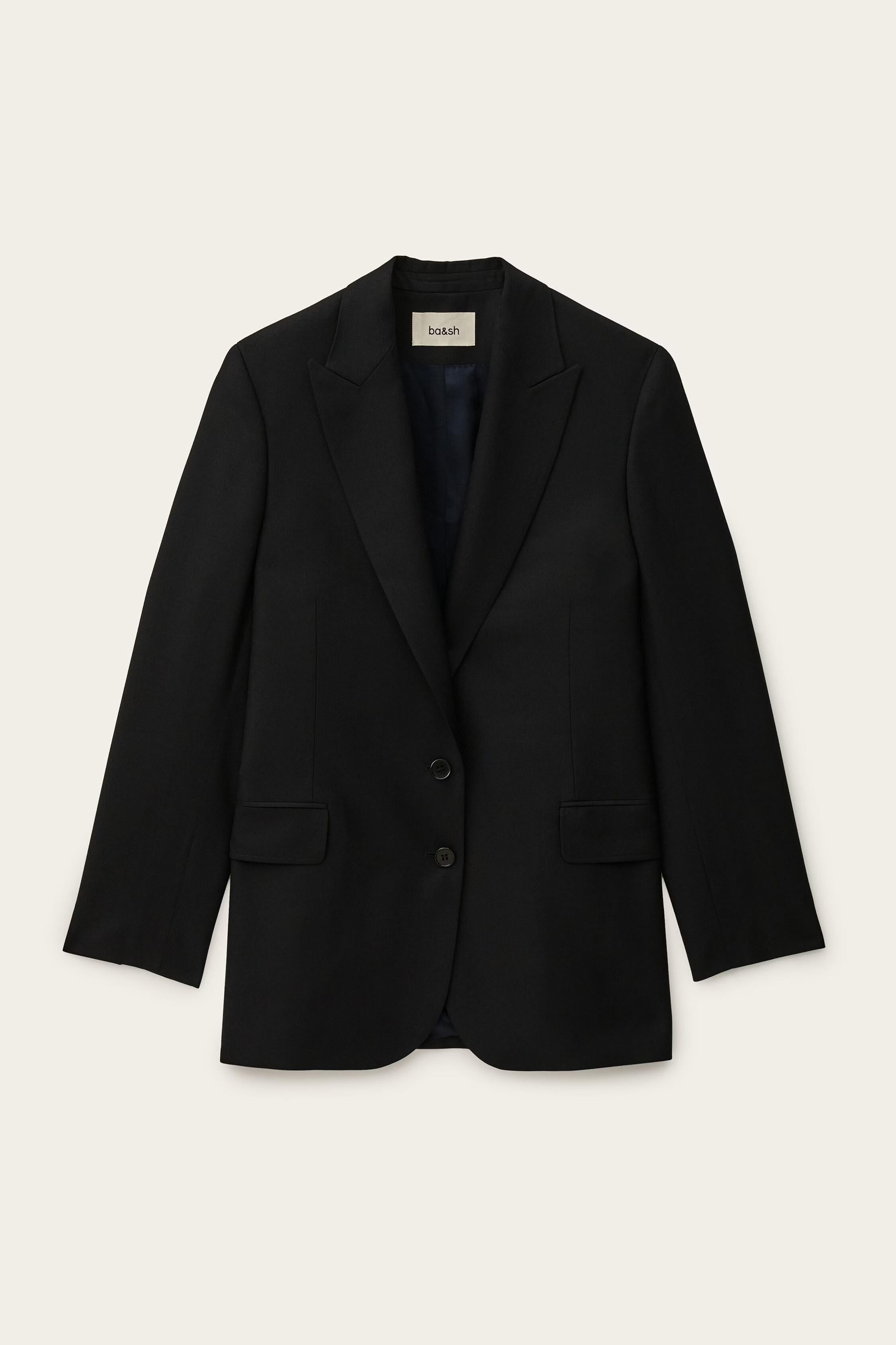 Straight-Fit Tailored Blazer Nisha Blue