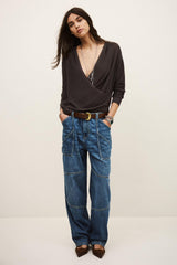 Wrap Sweater Beline Brown